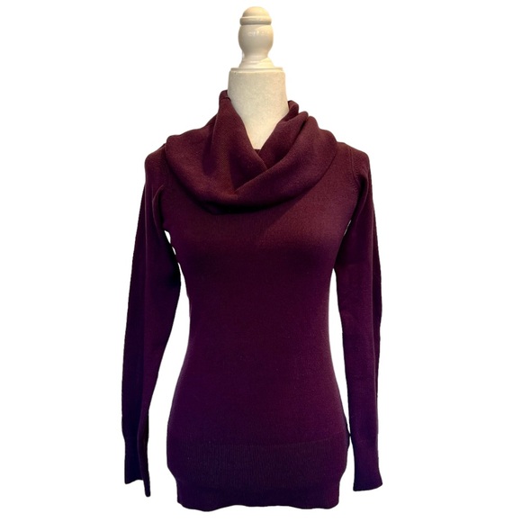 French Connection Sweaters - French Connection Cowl Neck Sweater, purple, size XS